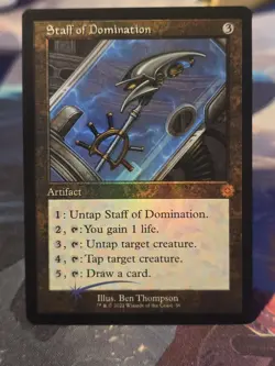 Staff of Domination The Brothers' War: Retro Frame Artifacts Foil - Image 1