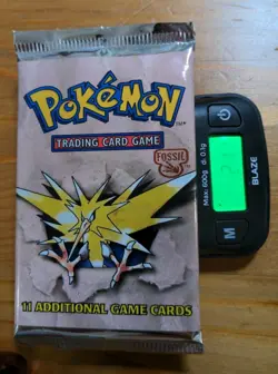 1999 Pokemon Fossil Booster Pack WOTC Factory Sealed🔥 21.1G HEAVY! Vintage NICE - Image 2
