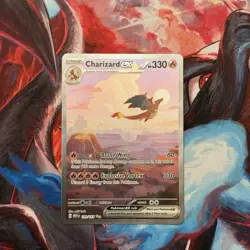 Charizard ex 199/165 MEW 151 Special Illustration Rare Pokemon TCG Card NM - Image 1