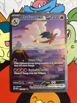 Charizard ex 199/165 MEW 151 Special Illustration Rare Pokemon TCG Card NM - Image 1