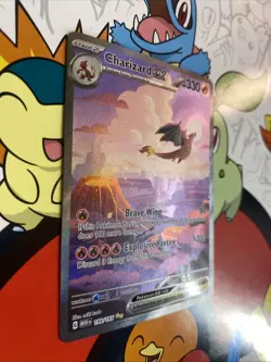 Charizard ex 199/165 MEW 151 Special Illustration Rare Pokemon TCG Card NM - Image 2