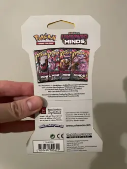 Pokemon TCG Sun and Moon Unified Minds Sleeved Booster Pack Espeon - MINT 820650805684 - Image 2