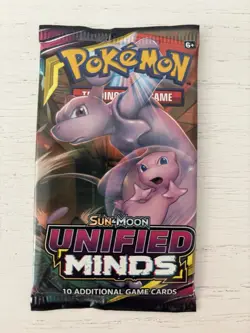 Pokemon TCG Sun and Moon Unified Minds Booster Pack 820650805684 - Image 1
