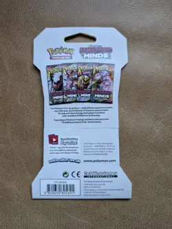 Pokemon TCG Sun and Moon Unified Minds Sleeved Booster Pack - Umbreon Darkrai 820650805684 - Image 2