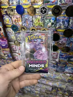 Pokemon TCG Sun and Moon Unified Minds Booster Pack 820650805684 - Image 1