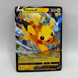 Pokemon TCG - Pikachu V SWSH285 Black Star Promo - SWSH Crown Zenith - NM - Image 1