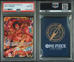 2024 ONE PIECE OP09-EMPERORS IN THE NEW WORLD #118 GOL D. ROGER PSA 10 - Image 1