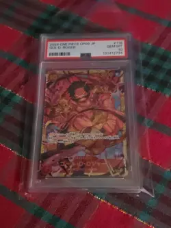2024 ONE PIECE JAPANESE OP09-EMPERORS IN THE NEW WORLD #118 GOL D. ROGER PSA 10 - Image 1