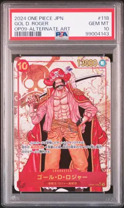 2024 ONE PIECE JPN OP09-EMPERORS IN THE NEW WORLD #118 GOL D. ROGER PSA 10 - Image 1