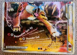 Pokemon TCG • Entei & Raikou Legend (Bottom) • HGSS Unleashed 91/95 • NM Holo - Image 2