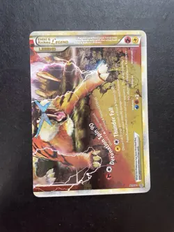 Entei & Raikou Legend (bottom) 91/95 Unleashed Holo Pokemon TCG (P649) - Image 1