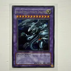 NM! - JMP-EN005 Blue-Eyes Ultimate Dragon Ultra Rare Yugioh Card - Image 1