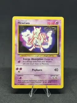 1999 Mewtwo 3 Black Star Promo Pokemon Card WOTC Nintendo TCG - Image 1