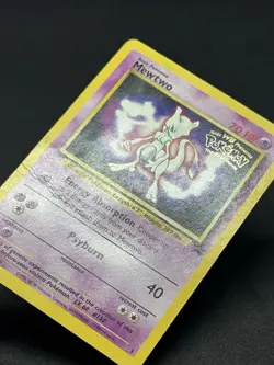 1999 Mewtwo 3 Black Star Promo Pokemon Card WOTC Nintendo TCG - Image 2