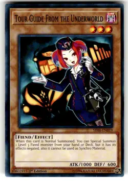 Yu-Gi-Oh Tour Guide From The Underworld SR06-EN019 1st Edition Common Card NM - Image 1