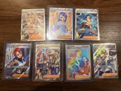 Pokemon Tcg Card Full Art Secret Rare Trainers Bundle X7 - Image 1