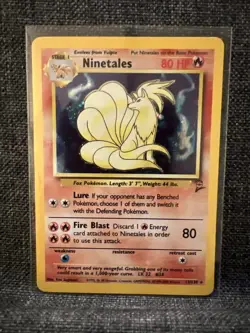 Pokemon TCG Base Set 2 Ninetales Holo Rare Card 13/130 Lightly Played - Image 1