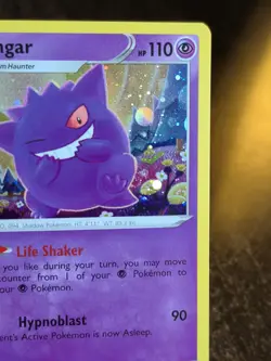 Pokemon TCG: Sword & Shield Gengar SWSH052 Black Star Promo Card Fart Swirl - Image 2