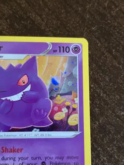 Pokemon TCG: Sword & Shield Gengar SWSH052 Black Star Promo Card Fart Swirl - Image 5