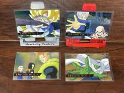 Dragon Ball Z Series 4 2001 Artbox Prism Lot of 4 Cards - Image 1