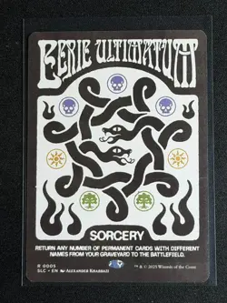 MTG Secret Lair Encyclopedia of Magic the Gathering Eerie Ultimatum RARE - Image 1