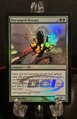 MTG Deranged Hermit - Judge Promos DCI Foil Light Play Reserved List - Image 1