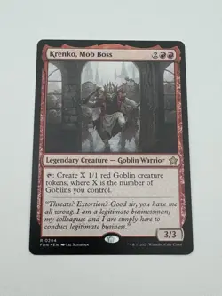 Krenko, Mob Boss - Foundations #0204 MTG Magic The Gathering Commander NM - Image 1