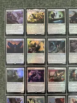 Bloomburrow 0001-0040 Foil Complete Set WHITE Beza Dawn’s Truce Pack Fresh NM - Image 2