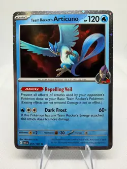 Pokemon TCG: Team Rocket's Articuno - Cosmos Holo - Destined Rivals - #051/182 - Image 1