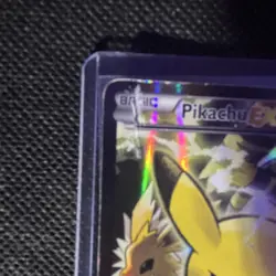 Pokemon Pikachu EX Full Art Promo Holo XY124 XY 130 HP Basic Trading Card - Image 5