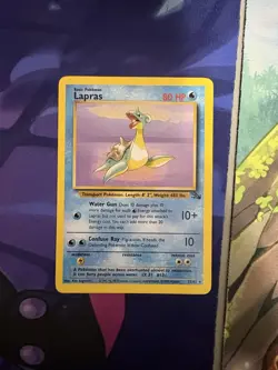 Lapras - 25/62 - Pokemon Fossil Unlimited Non Holo Rare Card WOTC LP - Image 1