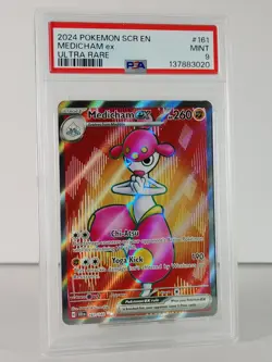 Medicham ex - Ultra Rare - Stellar Crown - POKEMON - 161/142 - PSA 9 - Image 2