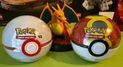 Lot of 2 Tins Sealed 2025 Pokemon Collectors Poke Ball Tins - Image 1
