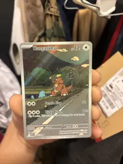 Pokemon TCG Kangaskhan 204/182 Illustration Rare, Destined Rivals SV10 - Image 1