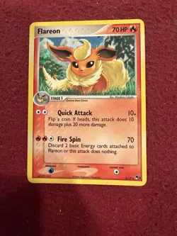 Pokemon Flareon 2/17 Rare POP Series 3 2006 Near Mint Holofoil - Image 1