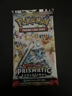 22.54g VERY HEAVY Prismatic Evolutions Pokemon Sealed Booster Pack New - Image 2