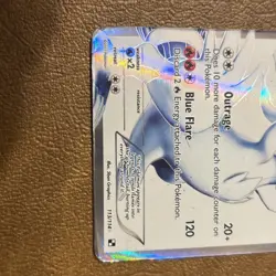 2011 POKEMON BLACK & WHITE RESHIRAM FULL ART 113/114 MP+ - Image 5