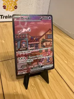 Mew ex SVP 053 Pokemon TCG Scarlet Violet 151 Black Star Promo Full Art | NM - Image 2