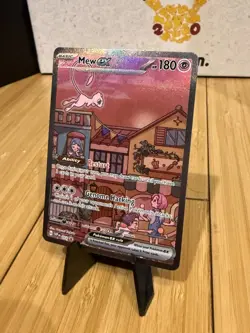 Mew ex SVP 053 Pokemon TCG Scarlet Violet 151 Black Star Promo Full Art | NM - Image 5