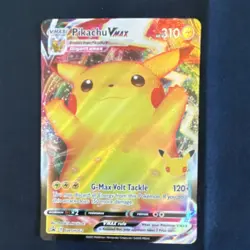 Pokemon Pikachu VMAX Promo Holo Celebrations SWSH062 310 HP 25th Anniversary - Image 1