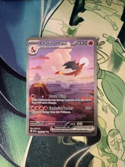 Pokemon Charizard ex Special Illustration Rare Holo 199/165 Scarlet & Violet 151 - Image 3
