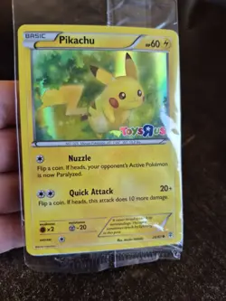 Pikachu - 026/083 Holo Rare Toys R Us Promo XY Generations Pokemon Sealed - Image 1