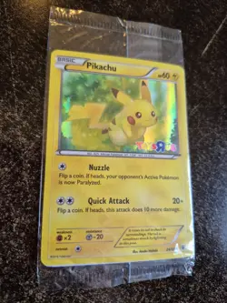 Pikachu - 026/083 Holo Rare Toys R Us Promo XY Generations Pokemon Sealed - Image 2
