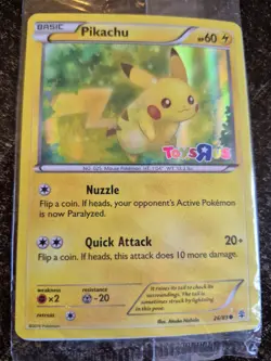 Pikachu - 026/083 Holo Rare Toys R Us Promo XY Generations Pokemon Sealed - Image 3