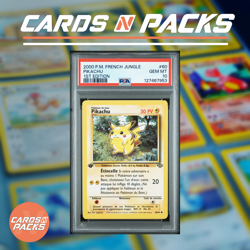 Carte Pokemon Pikachu 60/64 Set Jungle Edition 1 PSA 10 GEM MINT 🇫🇷🔥 - Image 1