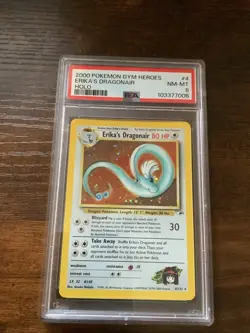 Pokemon TCG Erika's Dragonair Gym Heroes 4/132 Holo Unlimited Rare - Image 1