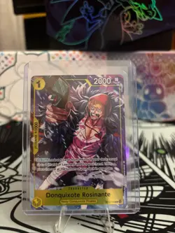 Donquixote Rosinante OP12-108 One Piece Illustration Promo Alt Art NM - Image 1