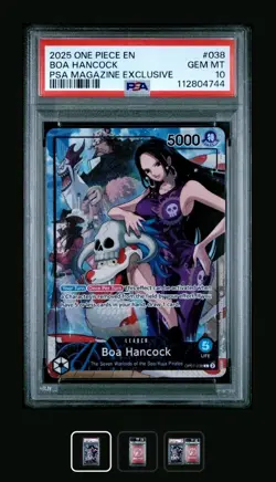 One Piece CCG Boa Hancock PSA Magazine Exclusive Promo OP07-038 PSA 10 Gem Mint - Image 1