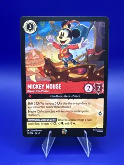 Disney Lorcana - Mickey Mouse Brave Prince 111/204 - Fabled - Legendary Non Foil - Image 1