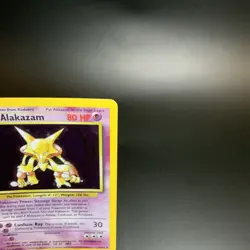 Alakazam Base Set 1/102 Holo Rare Vintage Pokemon Card LP 1999 WOTC - Image 3